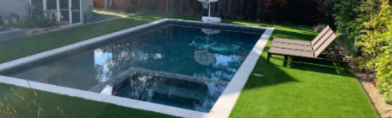 ▷Benefits To Use Artificial Grass Surround Swimming Pool In Lemon Grove